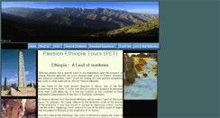 Desktop Screenshot of passionethiopiatours.com